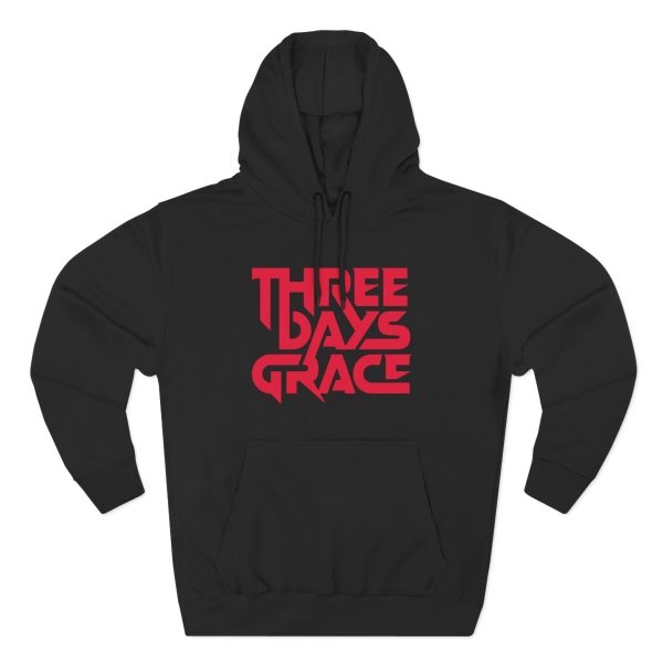 Three Days Grace Logo Three-Panel Fleece Hoodie